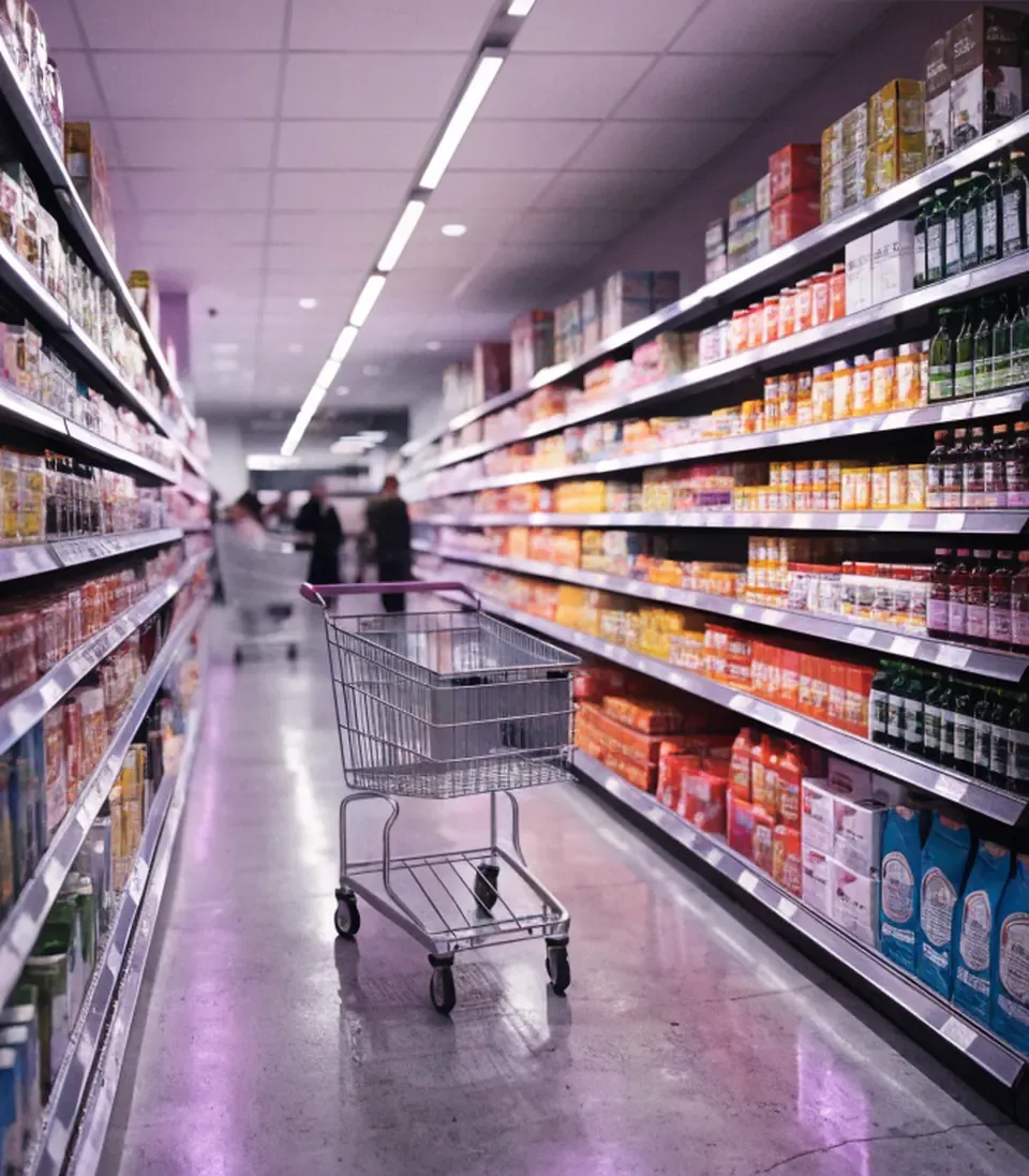 Pasillo de supermercado